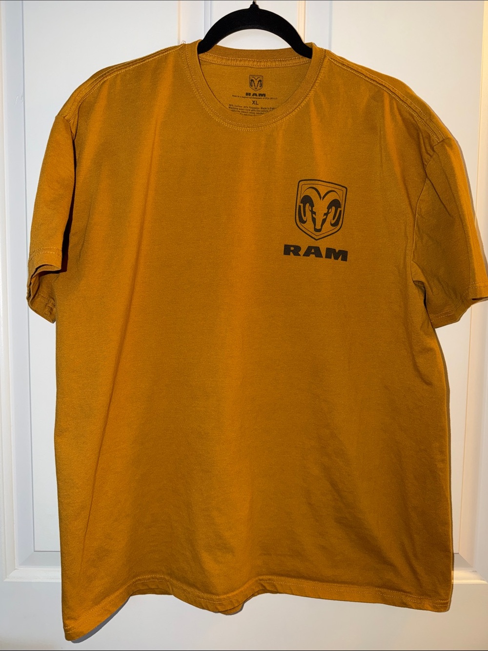 RAM Men’s Short-Sleeve T-Shirt in Mustard Yellow